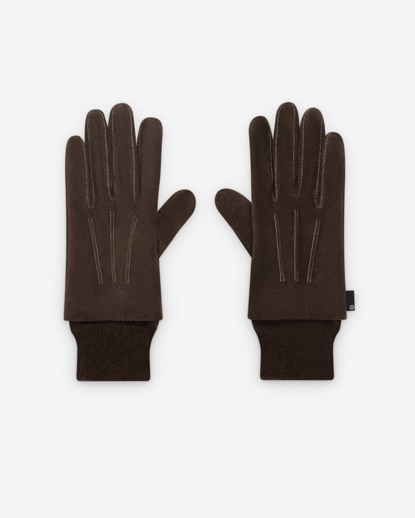 Undercover  - Leather Gloves - (Dark Brown)