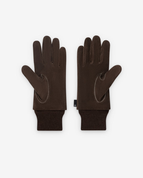 Undercover  - Leather Gloves - (Dark Brown)