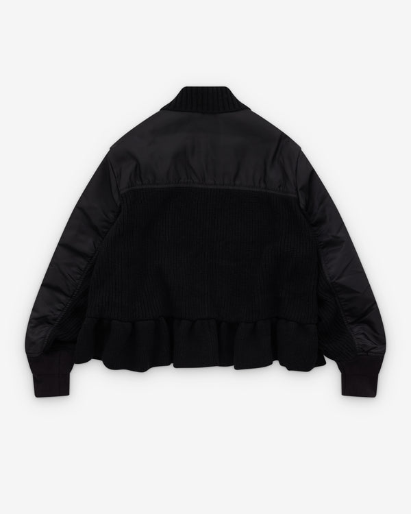 Undercover - Women’s Ribbed Knit Jacket - (Black)
