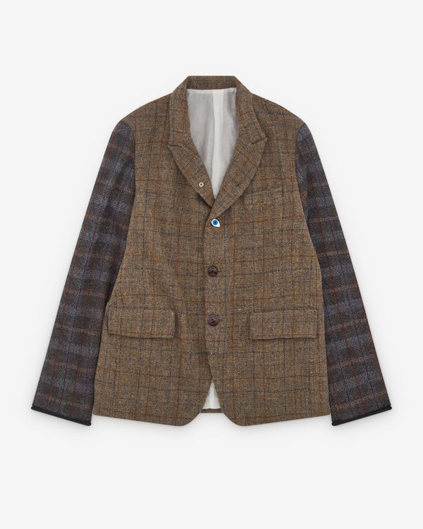 Undercover - Men's Check Blazer - (Beige Check)