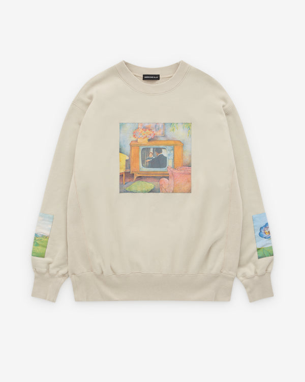 Undercover - Men's Graphic Print Sweater - (Gray Beige)