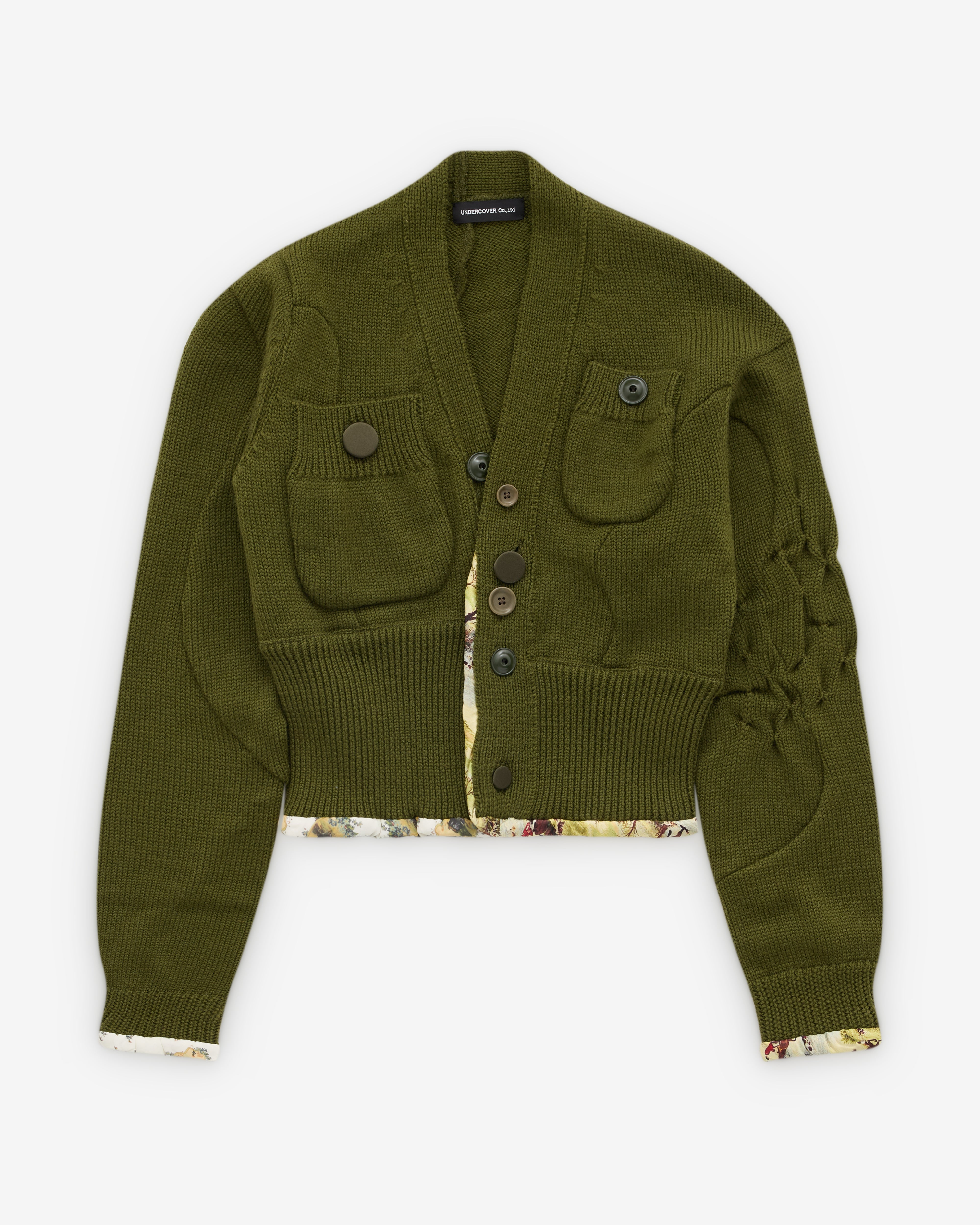 Undercover: Women's Knit Cardigan (Khaki) | DSML E-SHOP