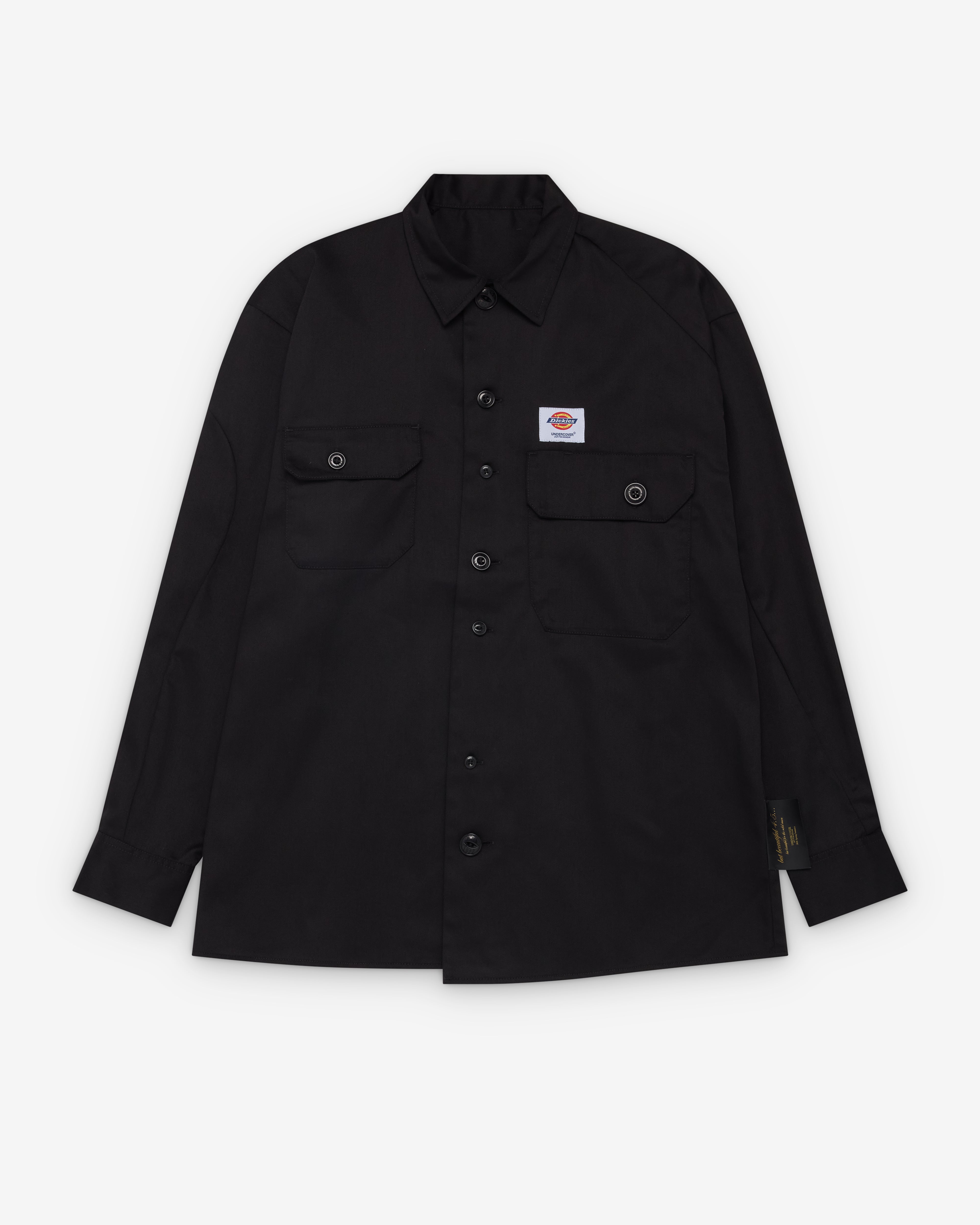 Undercover: Men's Dickies Long Sleeve Shirt (Black) | Dover Street