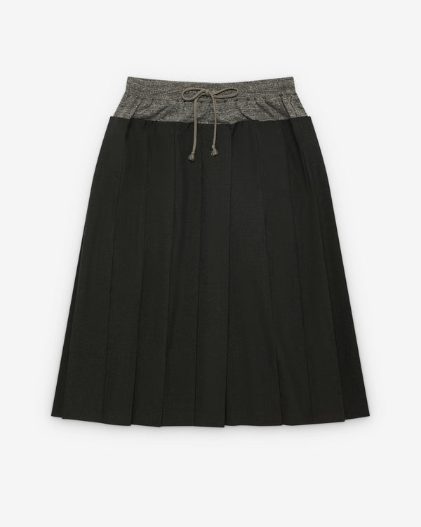 Undercover - Women's Pleated Skirt - (Charcoal)