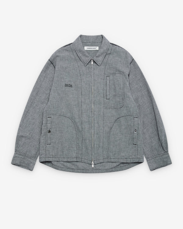 Undercover - Men's Contrast Stitch Jacket - (White/Black)