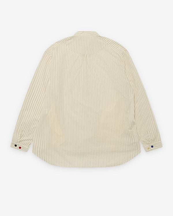 Undercover - Men's Stripe Shirt - (Brown Stripe)