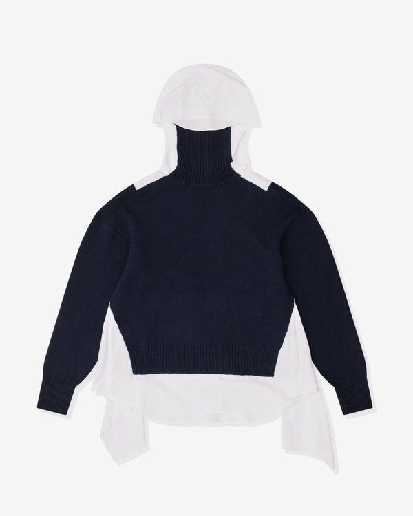 Undercover - Women's Hooded Knit - (Dark Navy)