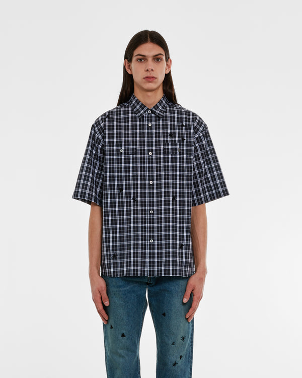 Undercover - Men’s Insect Check Shirt - (Black)