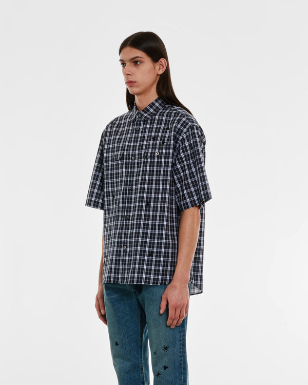 Undercover - Men’s Insect Check Shirt - (Black)