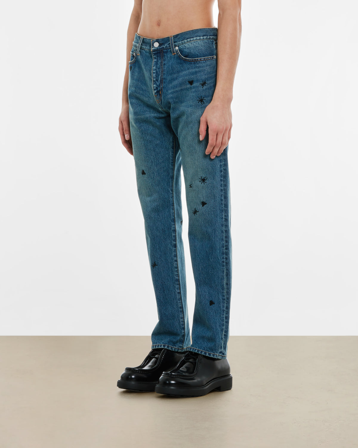 Undercover Insect Undercover: Men’s Insect Embroidery Jeans (Light Blue) | Dover Street ...
