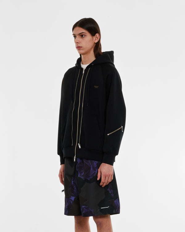 Undercover - Men’s Double Zip Hoodie - (Black)