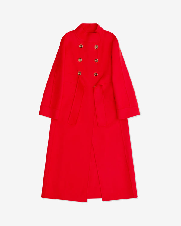 Valentino - Women's Compact Drap Coat - (Red)