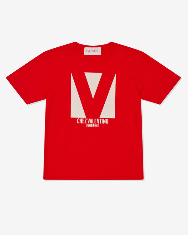 Valentino - Men's Chez Valentino Print T-Shirt - (Red)