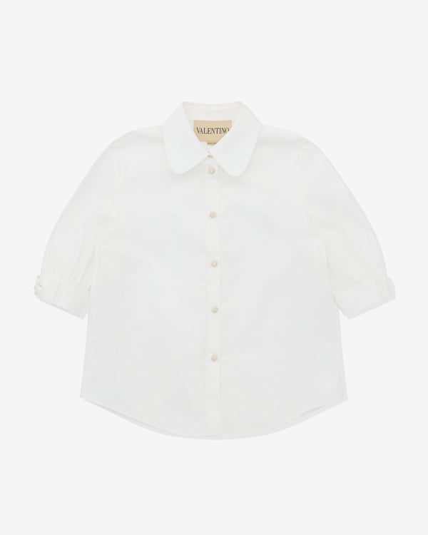 Valentino - Women’s Cotton Poplin Shirt - (White)