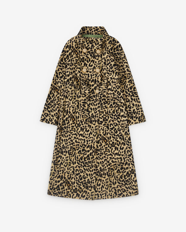 Valentino - Women’s Cloth Coat - (Animal Print)