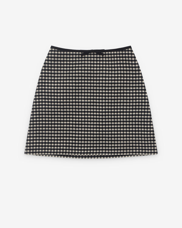 Valentino - Women’s Check Skirt - (Black/White)