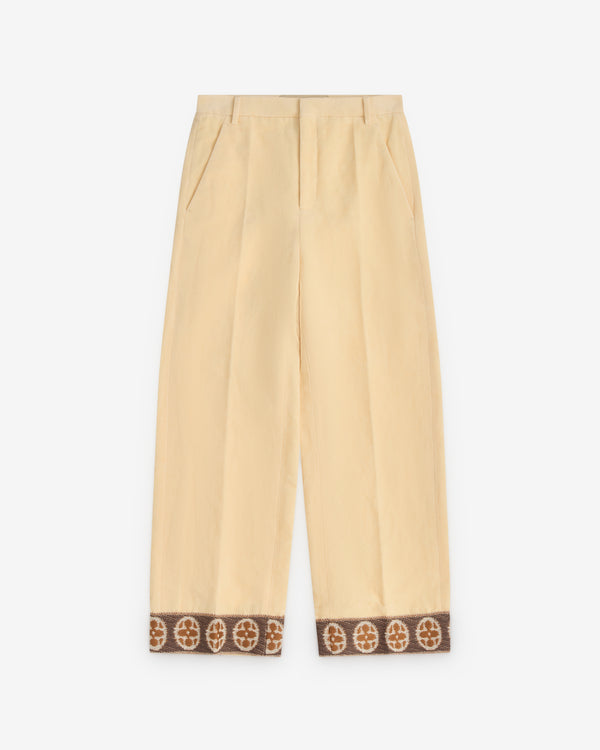 Valentino - Men’s Loose Fit Trousers - (Cream)
