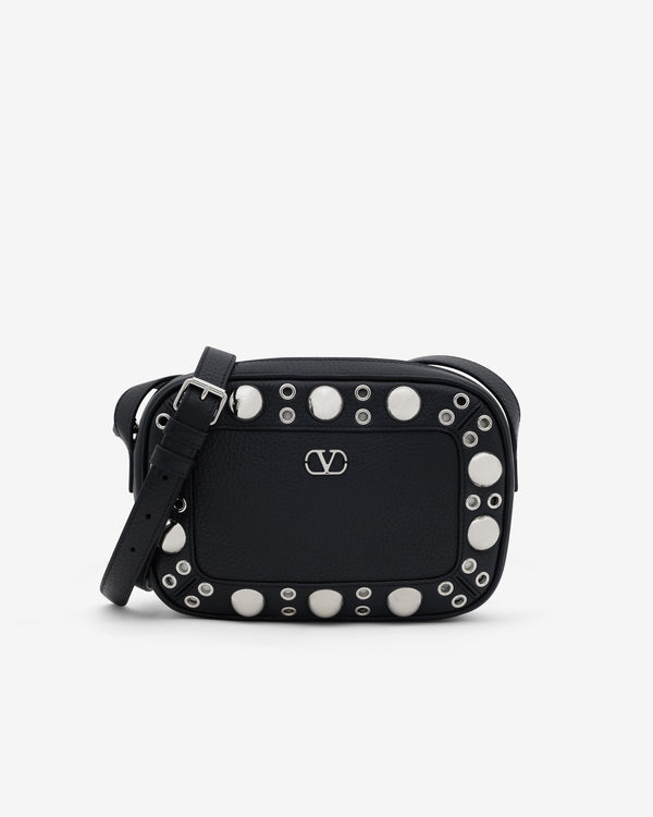 Valentino Garavani - Men’s Nellcôte Leather Shoulder Bag - (Black)