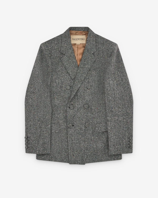 Valentino - Men's Double Breasted Blazer - (Grey)