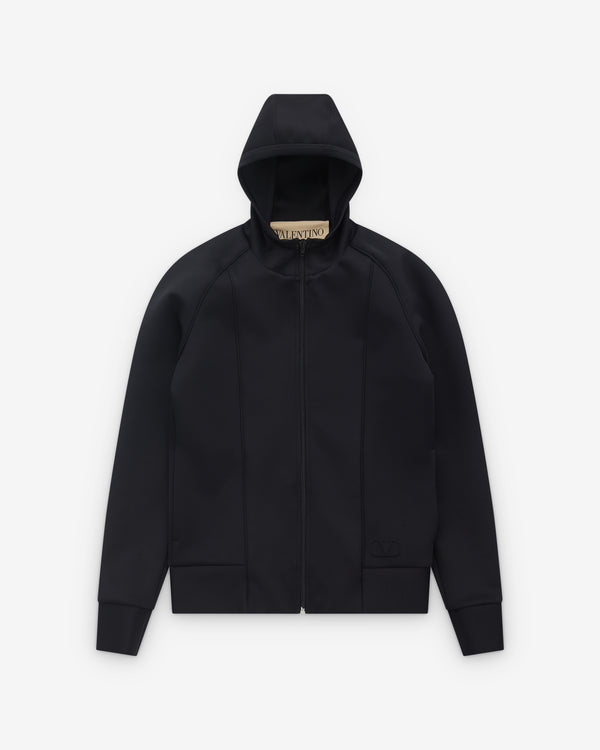Valentino - Men's Neoprene Hoodie - (Black)