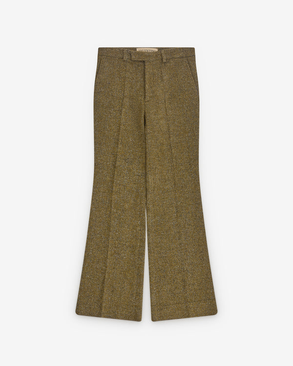 Valentino - Men's Flared Trouser - (Green/Black)