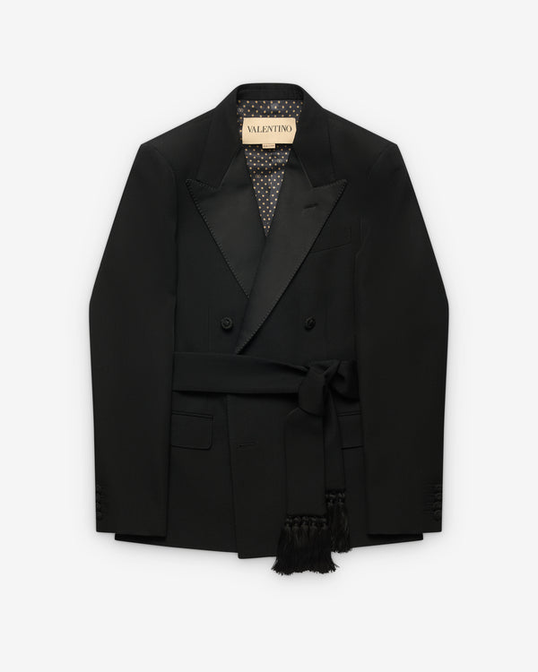 Valentino - Men's Tassel Tie Balzer - (Black)