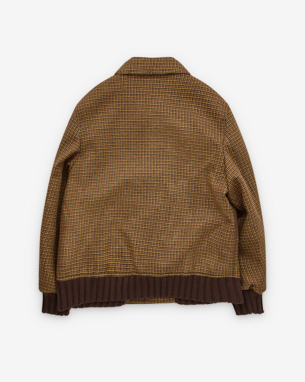 Valentino - Men's Check Jacket - (Brown Check)