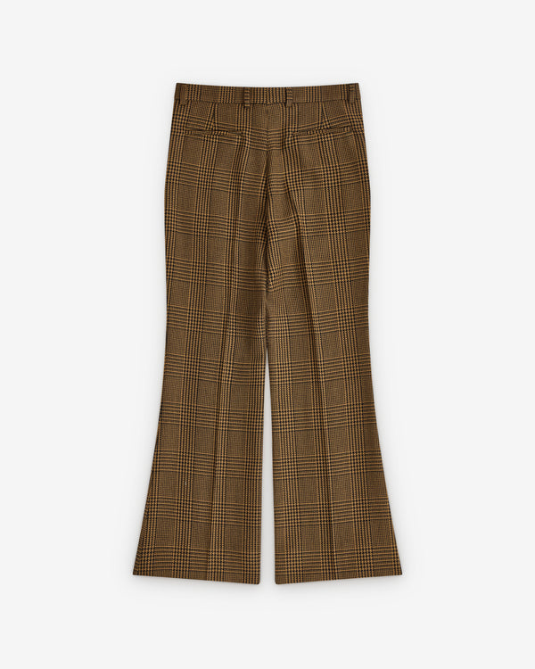 Valentino - Men's Houndstooth Trousers - (Brown)