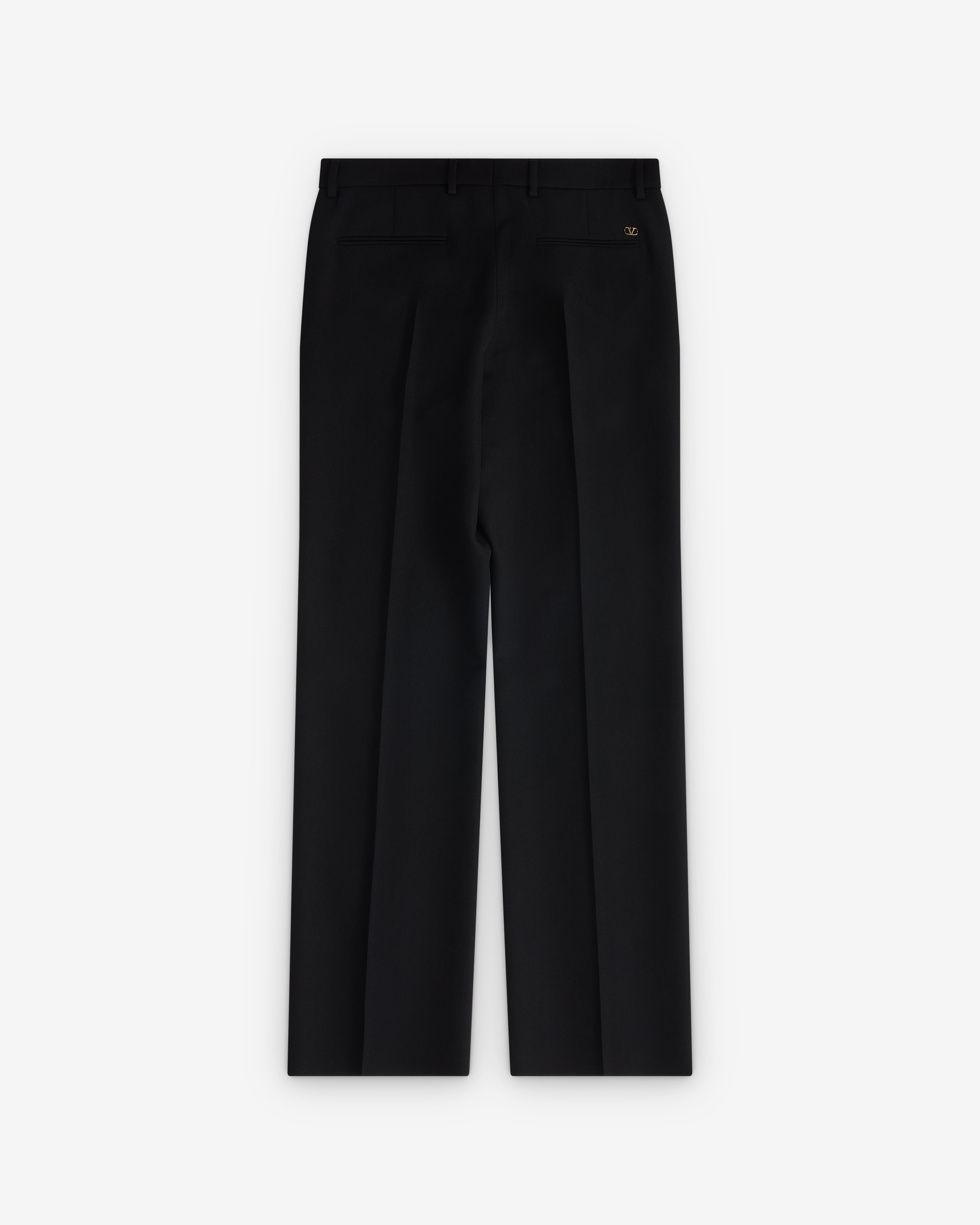Valentino: Women's Wool Trousers (Black) | DSML E-SHOP