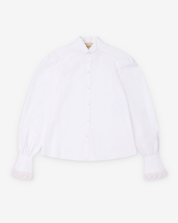 Valentino - Women's Cotton Poplin Shirt - (White)