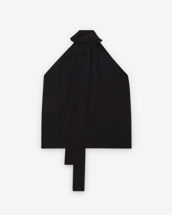 Valentino - Women's Tie Neck Top - (Black)