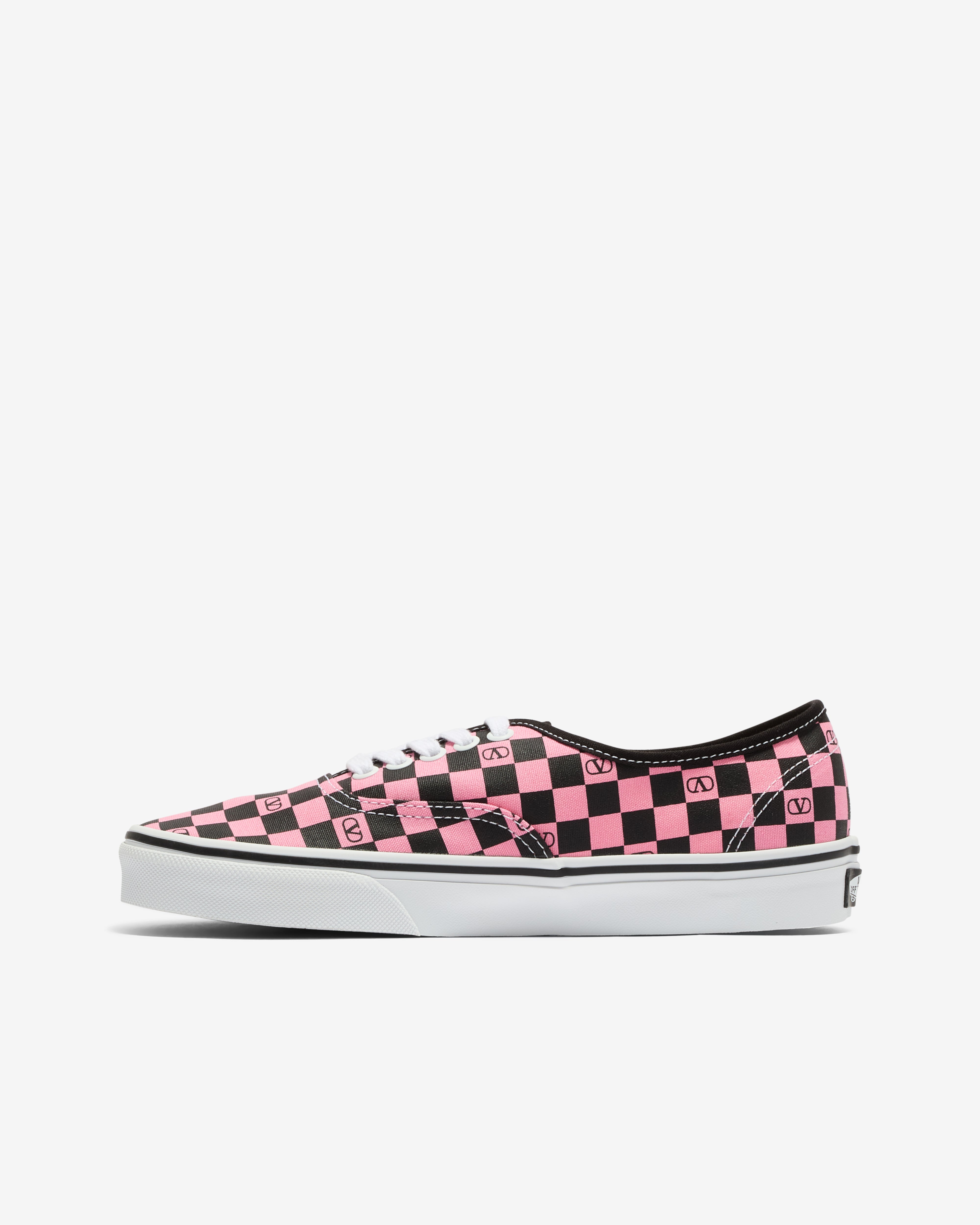 Valentino Garavani : Women's Vans Low-Top Trainer (Pink/Black
