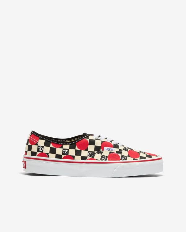 Valentino Garavani - Women's Vans Low-Top Trainer - (Butter/Black/Rose)