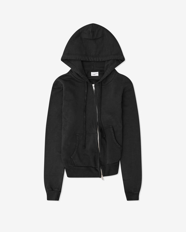 Vaquera - Women's Twisted Rose Hoodie - (Faded Black)