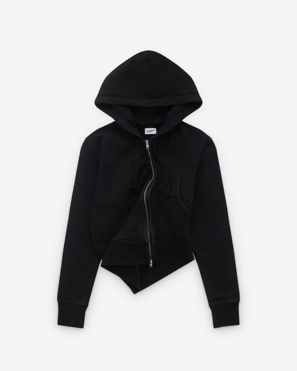 Vaquera - Women’s Twisted Hoodie - (Faded Black)