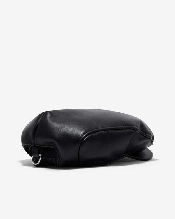 Vaquera - Women’s Women Newsboy Cap Leather - (Black)