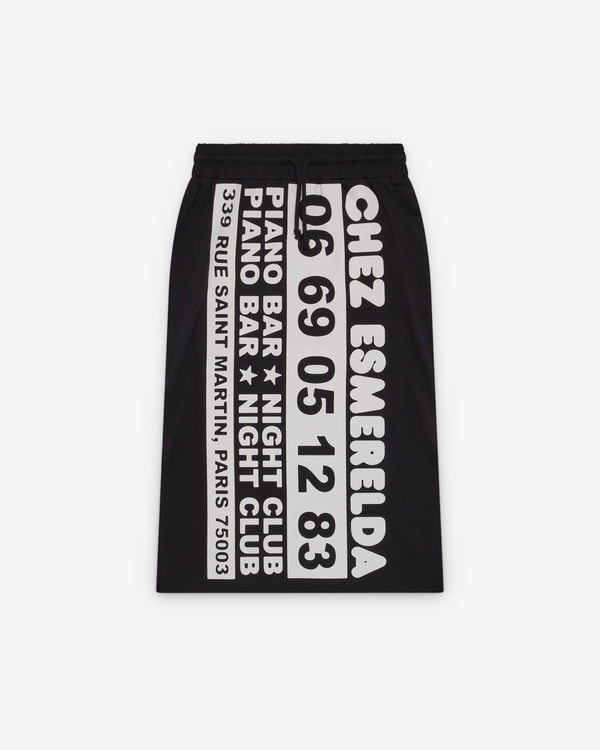 Vaquera - Women's Sweatshirt Skirt - (Black)