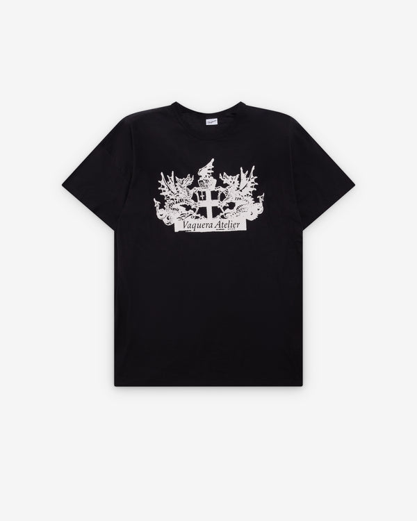 Vaquera - Women's Crest Logo T-Shirt - (Black)