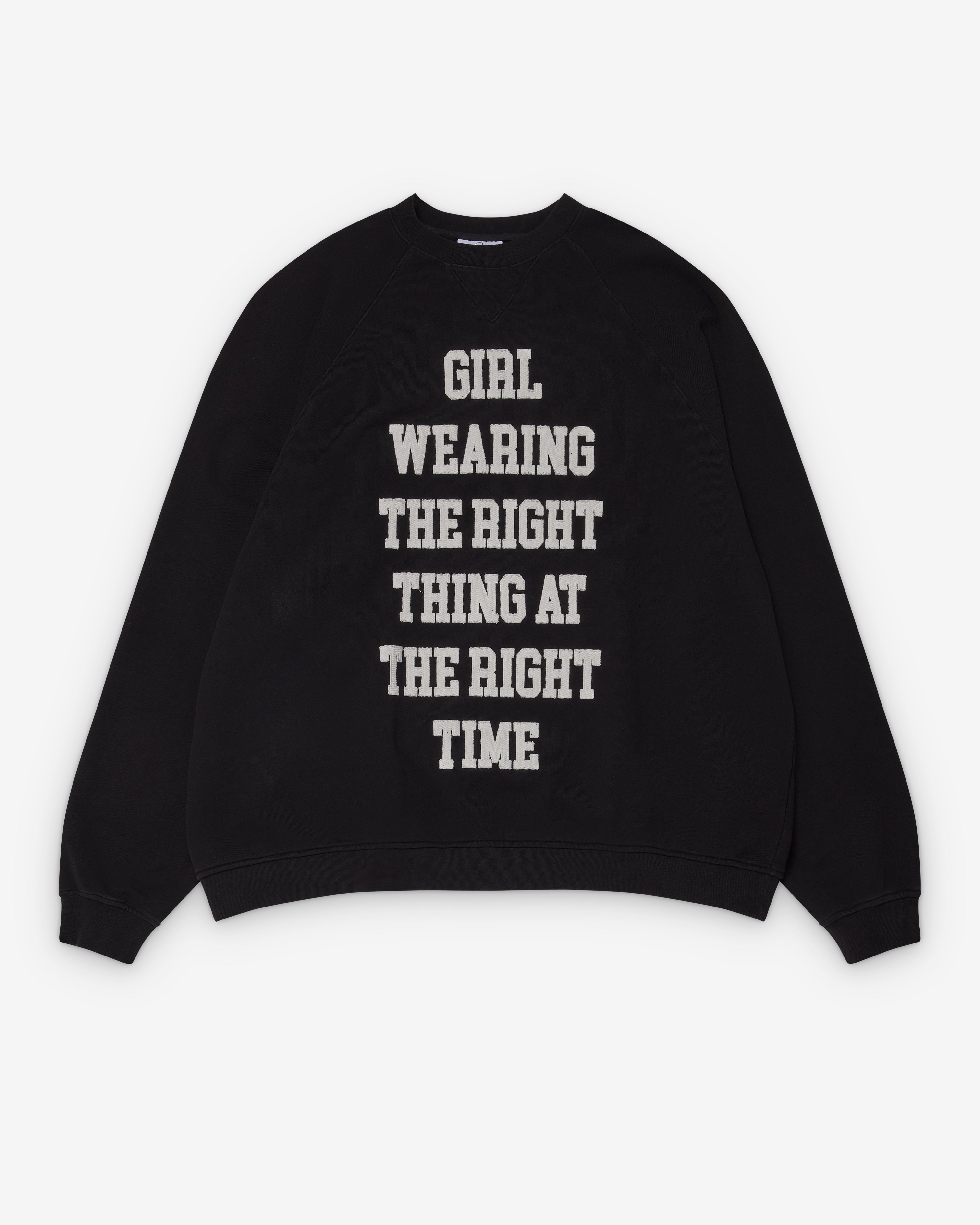 Vaquera: Women's Oversized Sweatshirt (Black) | Dover Street