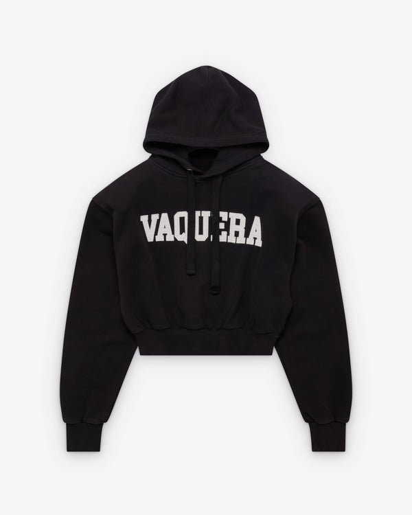 Vaquera - Women's Logo Knit Hoodie - (Black)