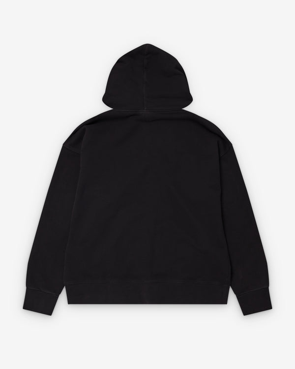 Vaquera - Women's Trompe L'Oeil Hoodie - (Washed Black)