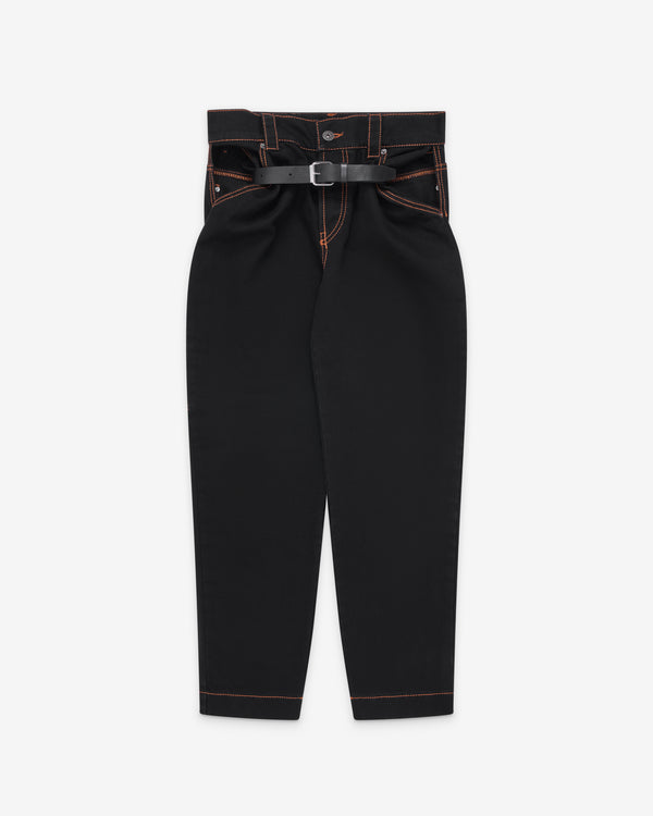 Vaquera - Women's Belted Jeans - (Black)