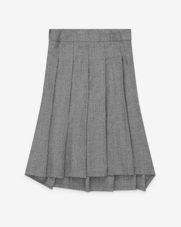 Vaquera - Women's Belted Skirt - (Dark Grey)