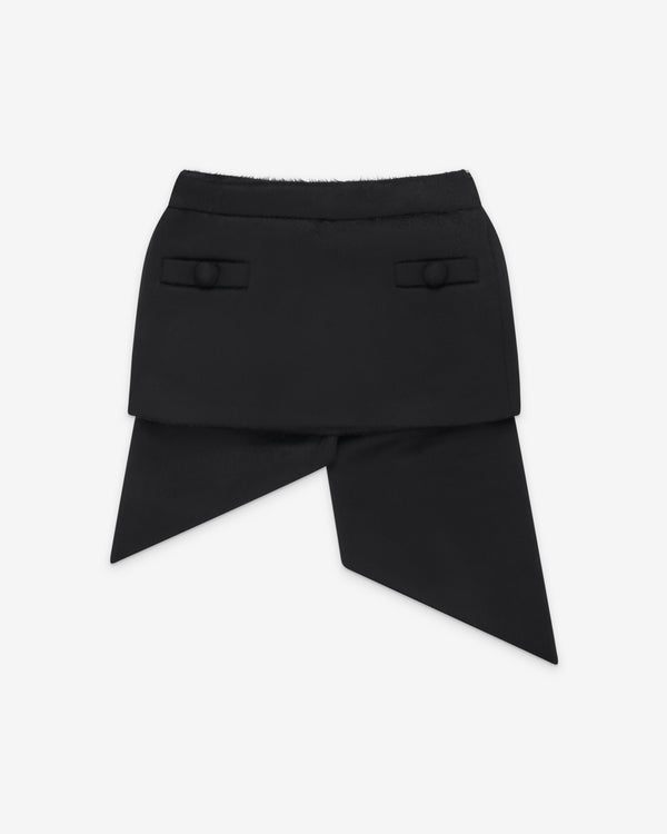 Vaquera - Women's Neoprene Bow Skirt - (Black)