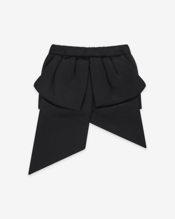 Vaquera - Women's Neoprene Bow Skirt - (Black)