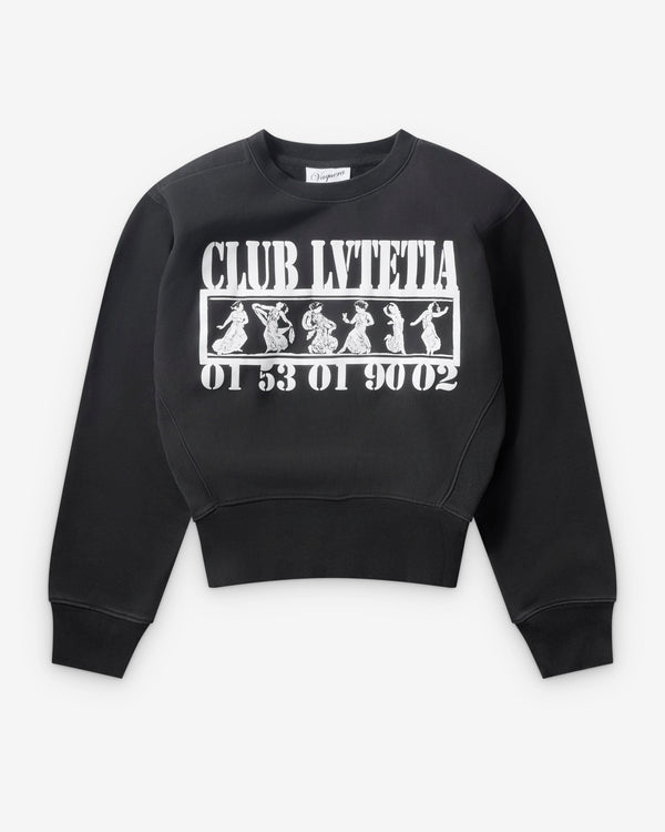Vaquera - Women's Shoulder Pad Sweatshirt - (Black)