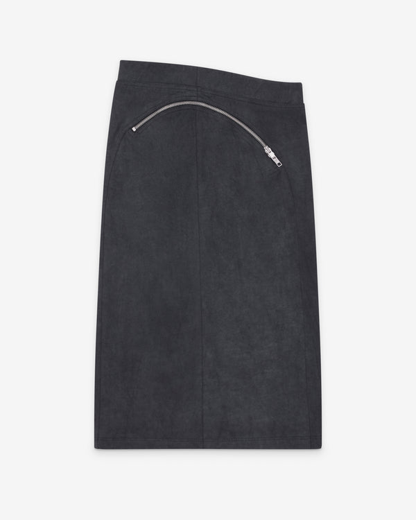 Vaquera - Women's Zipper Skirt - (Grey)