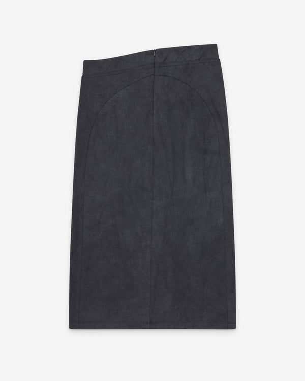 Vaquera - Women's Zipper Skirt - (Grey)
