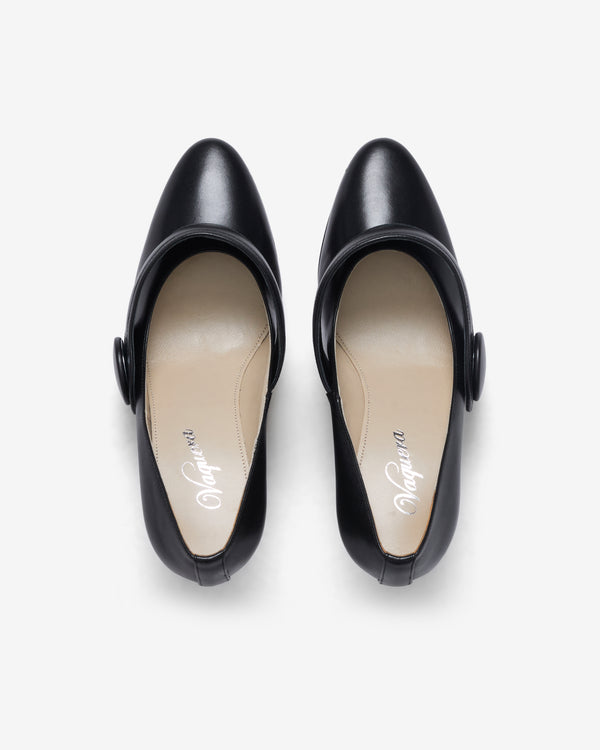 Vaquera - Women's Leather Pump - (Black)