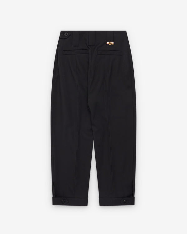 Versace  - Women's Wool Capri Trousers - (Black)